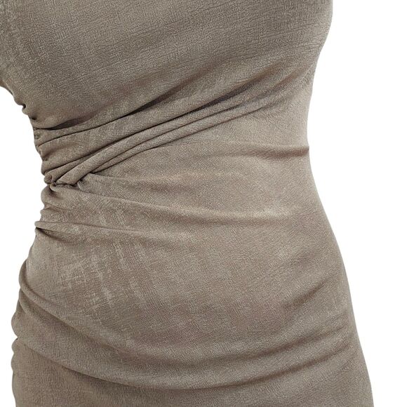 NWT Shein Bae Maxi Length Body Con Dress with Long Sleeves Sz Womens Medium - Picture 4 of 7